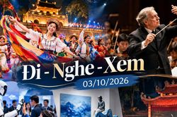 Đi - Nghe - Xem 3/10: Hà Nội rực sắc năm châu, giao hưởng London trở lại