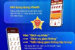 Tiện ích 'Nền tảng giao thông tập trung' trên VNeID giúp người dân kết nối giao thông, di chuyển thuận tiện