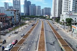 Ngắm Vành đai 2,5 qua loạt khu đô thị 'nhà giàu' Hà Nội vừa thông xe kỹ thuật