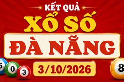 XSDNA 3/10 - Kết quả xổ số Đà Nẵng hôm nay ngày 3 tháng 10