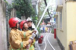 Phường Ngọc Hà nâng cao kỹ năng phòng cháy từng khu dân cư
