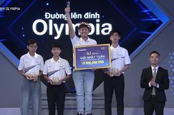 Olympia 26: Nam sinh Khánh Hòa tăng tốc ấn tượng, giành vòng nguyệt quế Tuần