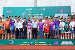 Khởi tranh giải bóng đá chào mừng 30 năm ngành Chứng khoán Việt Nam