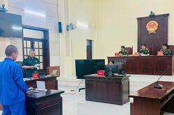 Viện kiểm sát Quân sự khu vực 73 thực hành quyền công tố, kiểm sát xét xử vụ án 'Tham ô tài sản'