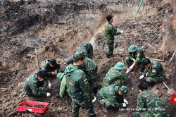 Ngày 4/10: Quy tập thêm 5 bộ hài cốt liệt sĩ tại Công viên Lê Thị Riêng