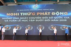 Phường Trảng Bom phát động hưởng ứng Ngày Chuyển đổi số quốc gia và tuần lễ học tập suốt đời
