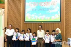 Tổ chức VNSF trao 156 triệu đồng học bổng cho học sinh, sinh viên có hoàn cảnh khó khăn