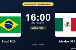 Nhận định Brazil U20 vs Mexico U20: Màn so tài của hai đội vào phom