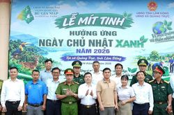Quảng Trực ra quân hưởng ứng Ngày Chủ nhật xanh