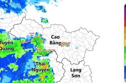 Cảnh báo dông, lốc, sét, mưa đá và mưa lớn cục bộ trên địa bàn tỉnh