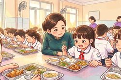 Bữa ăn bán trú - Đôi điều suy ngẫm
