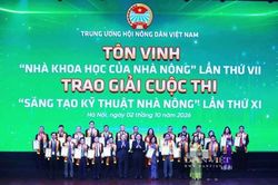 Tôn vinh 42 'Nhà khoa học của Nhà nông', trao giải cho 24 nông dân sáng tạo