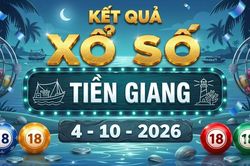 XSTG 4/10 - Kết quả xổ số Tiền Giang hôm nay ngày 4 tháng 10