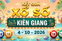 XSKG 4/10 - Kết quả xổ số Kiên Giang hôm nay ngày 4 tháng 10