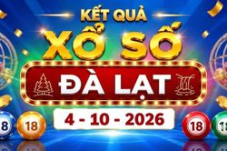 XSDL 4/10 - Kết quả xổ số Đà Lạt hôm nay ngày 4 tháng 10
