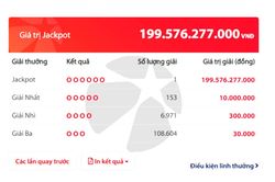 Một vé số trúng giải độc đắc gần 200 tỷ đồng, lớn nhất từ trước đến nay