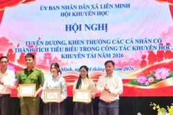 Xã Liên Minh tuyên dương học sinh, sinh viên tiêu biểu