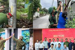 Xã ngoại thành quyết dọn sạch quảng cáo, rao vặt trái phép