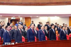 Khai mạc Hội nghị lần thứ tư Ban Chấp hành Trung ương Đảng khóa XIV