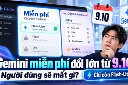 Dùng Gemini miễn phí cần biết thay đổi quan trọng này từ ngày 9.10
