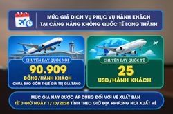 [Video] Triển khai giá dịch vụ phục vụ hành khách tại sân bay Long Thành