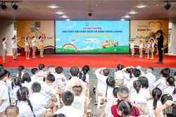 Lan tỏa kiến thức sử dụng năng lượng hiệu quả tới hơn 1.000 học sinh Trường Tiểu học Nguyễn Viết Xuân