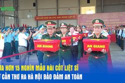 Đưa hơn 15 nghìn mẫu hài cốt liệt sĩ từ Cần Thơ ra Hà Nội bảo đảm an toàn