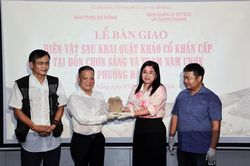 Đà Nẵng tiếp nhận 88 hiện vật từ khai quật Đồn Chơn Sảng và Trạm Nam Chơn
