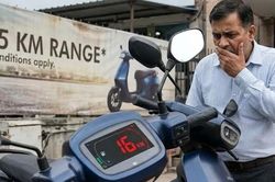 Mẫu xe máy điện công bố tầm hoạt động 85km nhưng thực tế chỉ chạy 16km