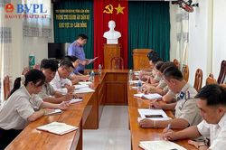 Trực tiếp kiểm sát tại Phòng Thi hành án dân sự khu vực 10, tỉnh Lâm Đồng