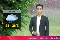 Dự báo thời tiết Hà Tĩnh ngày 5/10: Mưa vừa và rải rác có dông