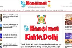 Cơ quan Báo và phát thanh, truyền hình Hà Nội có ba cơ quan báo chí trực thuộc