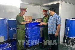 Khởi tố 4 bị can trong vụ sản xuất hàng triệu sản phẩm C sủi giả