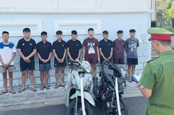 Bắt 8 đối tượng dựng màn kịch giả đánh nhau để cướp xe