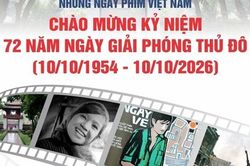 Tổ chức Những ngày phim Việt Nam kỷ niệm 72 năm Ngày Giải phóng Thủ đô