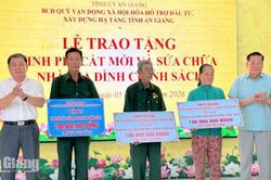 An Giang hỗ trợ 500 triệu đồng xây, sửa nhà cho 7 gia đình chính sách
