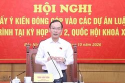 Đoàn đại biểu Quốc hội thành phố Bắc Ninh lấy ý kiến đóng góp vào một số dự án luật