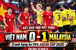 Việt Nam 0-1 Malaysia: VAR từ chối phạt đền, thầy trò Kim Sang-sik về thứ tư