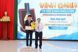 Vinh danh thí sinh, ban huấn luyện đạt thành tích tại Kỳ thi Kỹ năng nghề thế giới 2026