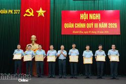 Sư đoàn 377 tổ chức hội nghị quân chính quý III năm 2026