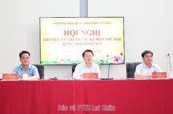 Đoàn đại biểu Quốc hội tỉnh tiếp xúc cử tri xã Sì Lở Lầu
