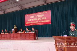 Bộ Chỉ huy Quân sự tỉnh phát động đợt thi đua cao điểm “80 ngày thi đua quyết thắng - Viết tiếp bản hùng ca”