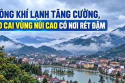 Không khí lạnh tăng cường, Lào Cai vùng núi cao có nơi rét đậm