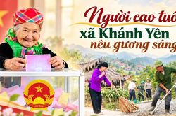 Người cao tuổi xã Khánh Yên nêu gương sáng