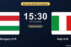 Nhận định Hungary U18 vs Italy U18 - Giao hữu ĐTQG (Friendlies)