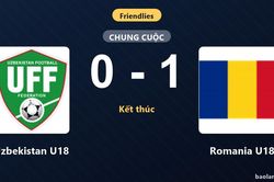 Đánh bại Uzbekistan U18 sát nút, Romania U18 hưởng trọn niềm vui giao hữu