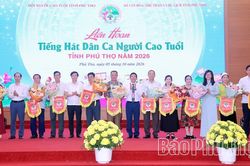 Liên hoan Tiếng hát Dân ca Người cao tuổi tỉnh năm 2026
