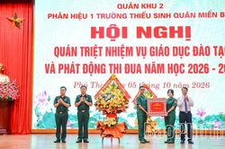 Phân hiệu 1 - Trường Thiếu sinh quân miền Bắc phấn đấu hoàn thành xuất sắc nhiệm vụ năm học 2026-2027