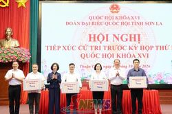 Đoàn đại biểu Quốc hội tỉnh tiếp xúc cử tri trước Kỳ họp thứ hai Quốc hội khoá XVI