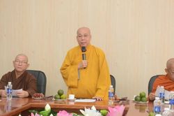 Cà Mau: Ban Thường trực Ban Trị sự Phật giáo tỉnh họp thống nhất tên cơ sở Phật học sau sáp nhập trường